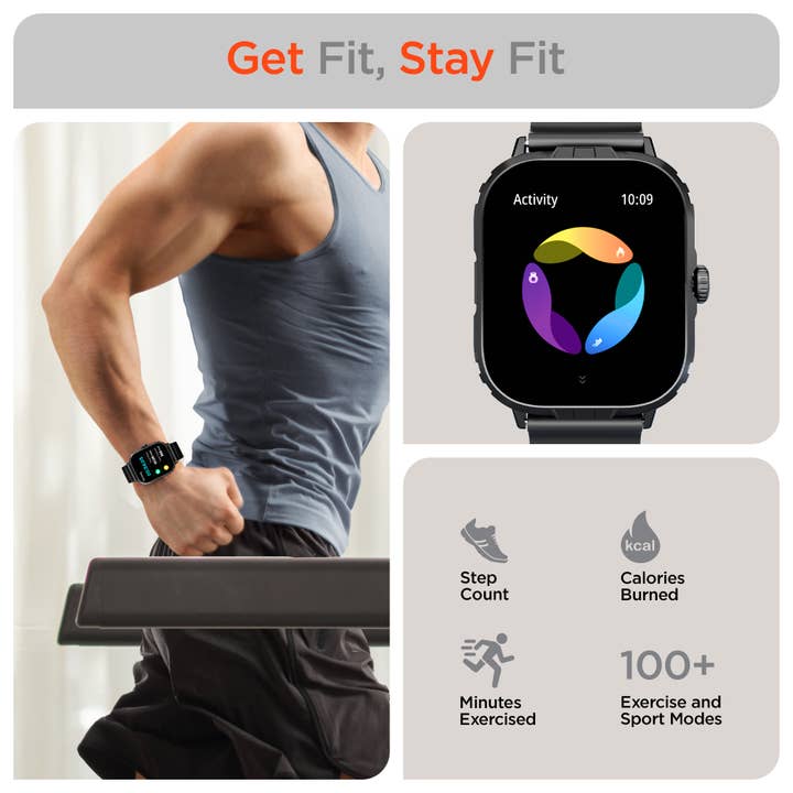 Fit X2 smartwatch, worn