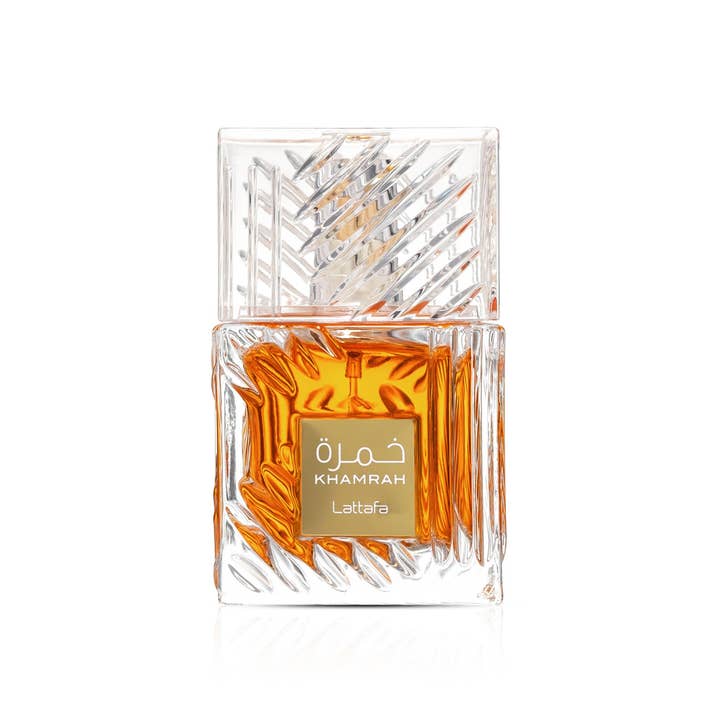 Lattafa Khamrah bottle and box
