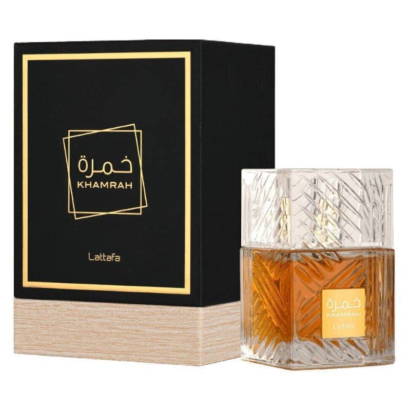 Lattafa Khamrah eau de parfum 3.4 oz bottle