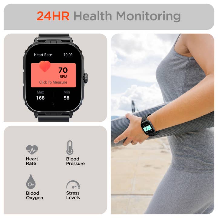 Fit X2 smartwatch, strap detail