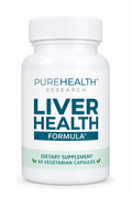 PureHealth Research Liver Health Formula – 60 Vegetarian Capsules.