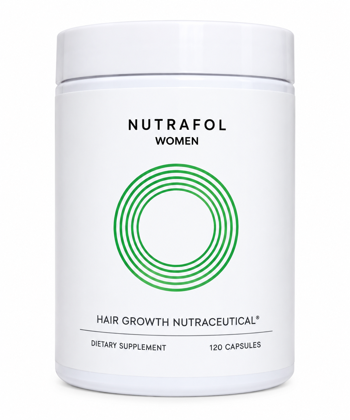 Nutrafol Women Hair Growth Nutraceutical Supplement, 120 Capsules, Daily Hair Health Support for Women.