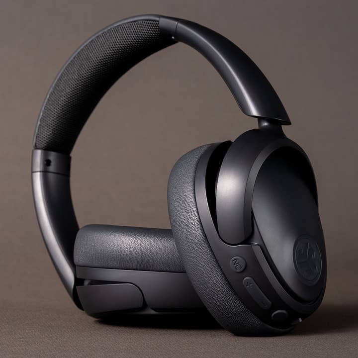 JLab JBuds Lux ANC headphones, side view