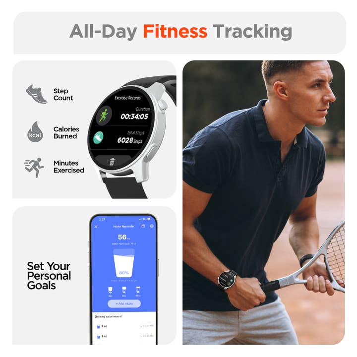 Activ8 smartwatch, strap detail